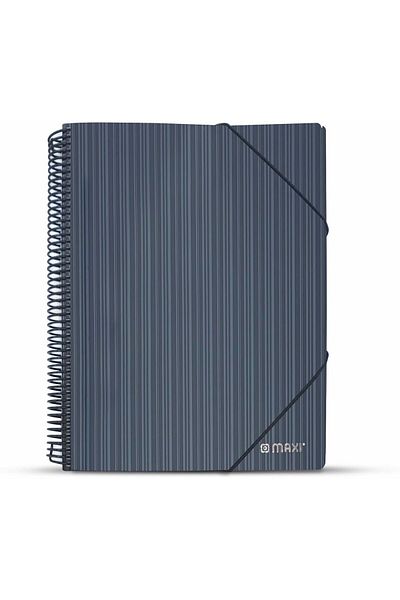 erorex Spiral Display Book 20 Pocket Black Clear Pockets Book File Folder Document Presentation Organizer