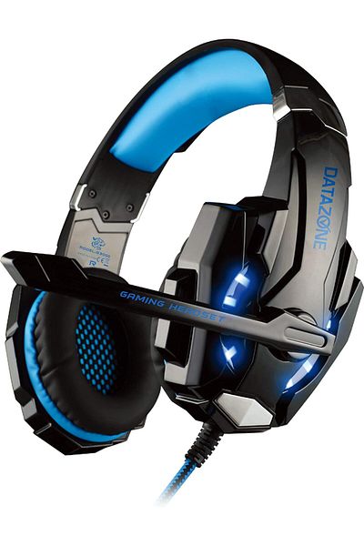 erorex G9000 Stereo Gaming Headset For Ps4 Pc Xbox One Controller Lde Light 3.5Mm Controller Blue Medium