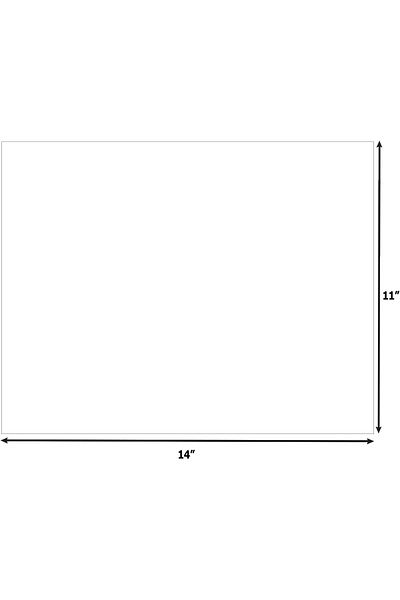 erorex 11 Inch X 14 Inch Poster Board School And Craft Supplies 5 Pack White