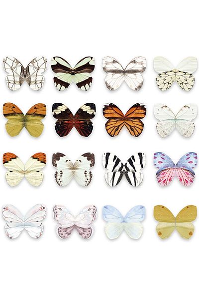 erorex 16 Pcs Bookmark Magnetic Page Clip，Butterfly Bookmark Magnetic Bookmarks For Women Men Book Lovers