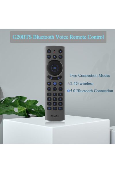 erorex G60S Pro Rechargeable Mini Bluetooth Keyboard Voice Remote Touchpad Backlit Design And 2.4G Usb