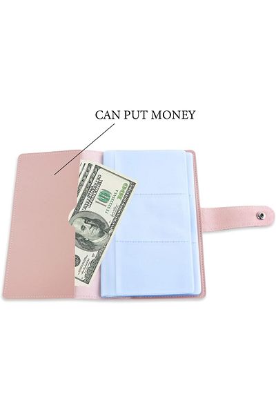 erorex Business Card Holder Pu Leather Credit Cards Protector Business Card Book Case Organization Binder