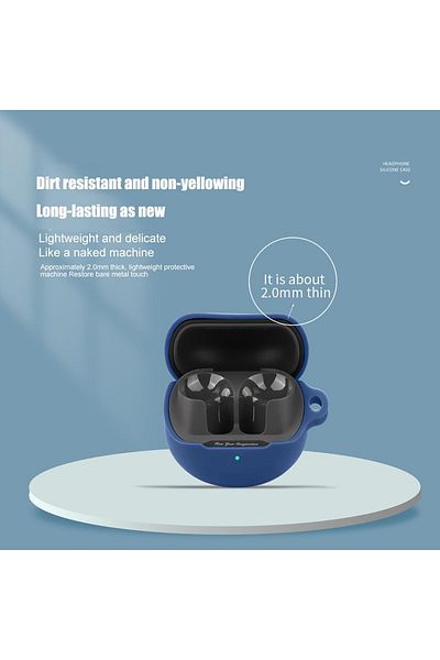erorex جراب سيليكون متوافق مع غطاء حماية لسماعات الرأس Sony Wf 1000Xm5 باللون الأسود