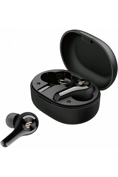 erorex Comfo C Tws Open Ear Earbuds Bt5.4 Usb C Ip56 Black 28Hrs Battery Ai Noise Canceling Technology