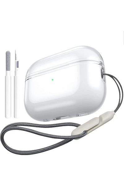 erorex جراب قفل آمن متوافق مع Airpods 4 جراب TPU صلب رائع متين مدرع عسكري مقاوم للصدمات