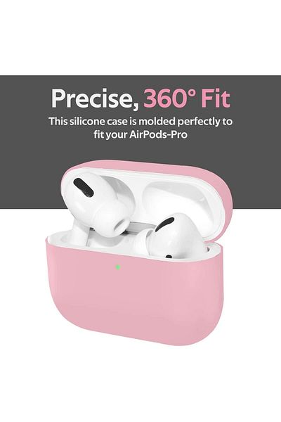 erorex Airpods Case Ultra Lightweight Protective 360 Degree Silicone Cover With Scratch Resistance And