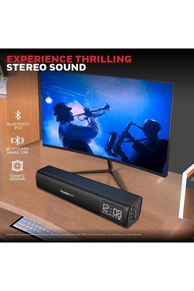 erorex مكبر صوت Moxie V500 محمول بقوة 10 وات بمنفذ USB سلكي لأجهزة الكمبيوتر المكتبية والمحمولة مع خاصية التحكم في مستوى الصوت