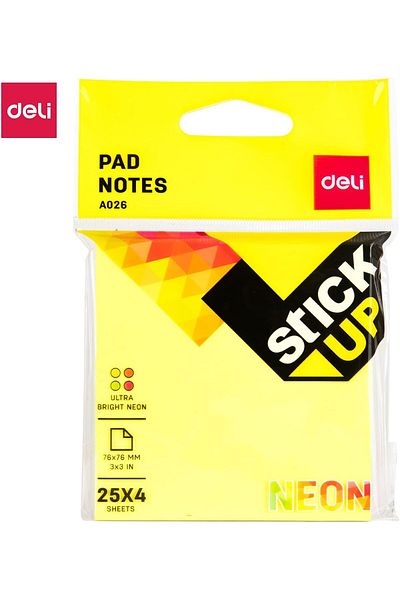 erorex 100 Sheets Sticky Notes 76 Mm X 76 Mm Size Multicolour