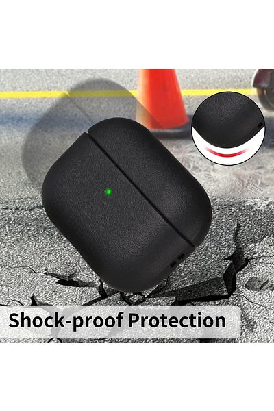 erorex Leather Case Compatible With Airpods 4Th Generation 2024 Cute Soft Tpu Skin Full Protective Cover