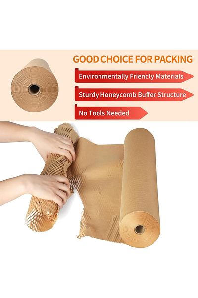 erorex Honeycomb Packing Paper Packing Paper Substitute Alternative For Bubble Cushioning Wrap For Moving