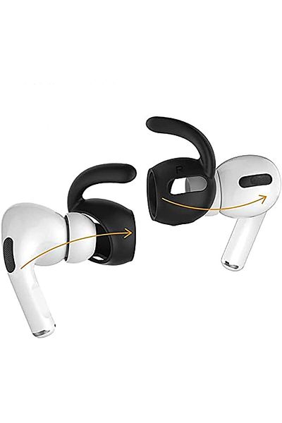 erorex Ear Hooks For Airpods 2 1 2 Pairs Earphone Holders Anti Slip Over Ear Soft Tpu Earhook Earbuds