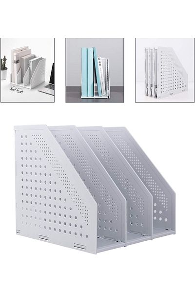 erorex Leven Collapsible Magazine File Holder Desk Organizer For Office Organization And Storage With 3