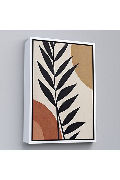 Harita Sepeti Tablou de ramuri abstracte cu cadru alb