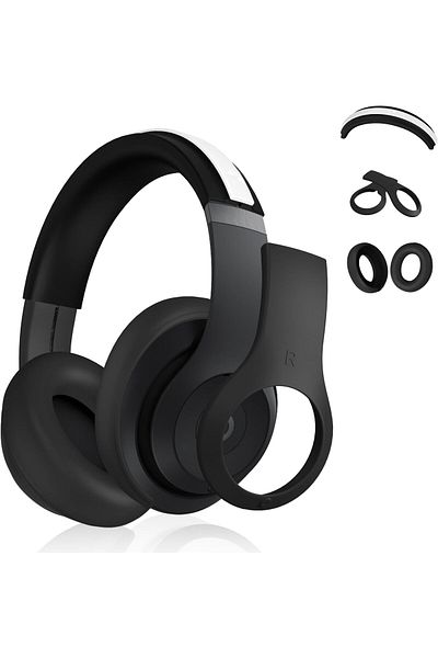 erorex غطاء عصابة رأس على شكل آذان قطة لطيفة لسماعات Airpods Max من السيليكون الناعم لحماية عصابة الرأس المريحة