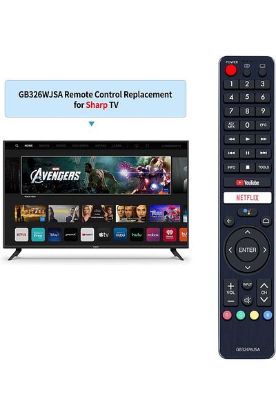 erorex جهاز تحكم عن بعد جديد Gcbltv02Bdbir مناسب لتلفزيون Chiq L32H7L L32H5S L32H7N L40H7N U43H7L L43H7N