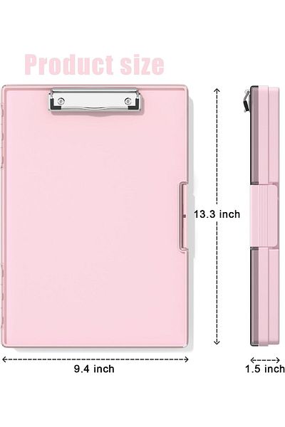 erorex 8.5 X 11 Clipboard With Storage Folder Nursing Clipboards Side Opening Heavy Duty Clipboard With
