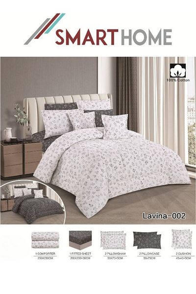smart home Double-Sided Comforter Set 8-Piece Bedspread 8-Piece Comforter 100% Cotton Comforter Size 250x230 cm