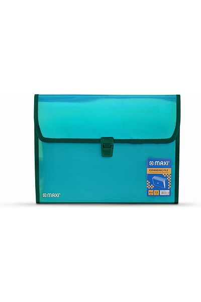 erorex Expansion File 13 Grids Without Handle Turquoise 13 Pockets Expanding Folders Portable A4