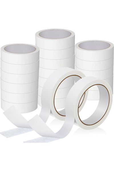 erorex 20 Rolls Double Sided Tape For Crafts Scrapbook Tape Removable Double Sided Adhesive Tape For Arts