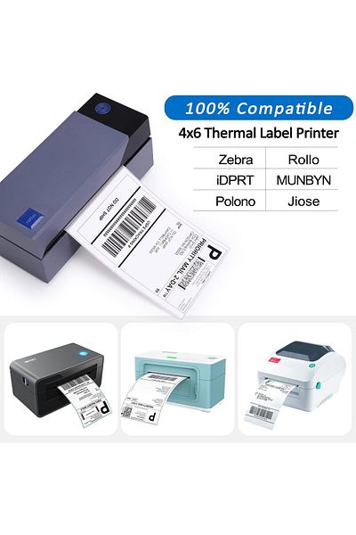 erorex Thermal 4X6 Fanfold 500 Printer Paper For Mailing Postage Dpd Dhl Ups Shipping Compatible With