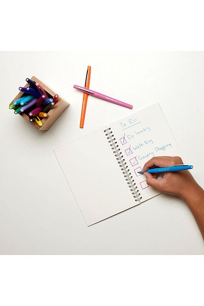 erorex Flair Felt Tip Pens Medium Point 0.7Mm Limited Edition Candy Pop Pack Assorted Colors 12 Count