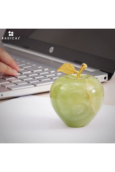 erorex Decoration Piece Ideas Handmade Marble Smart Home Decor Green Onyx Paperweight Best For Office