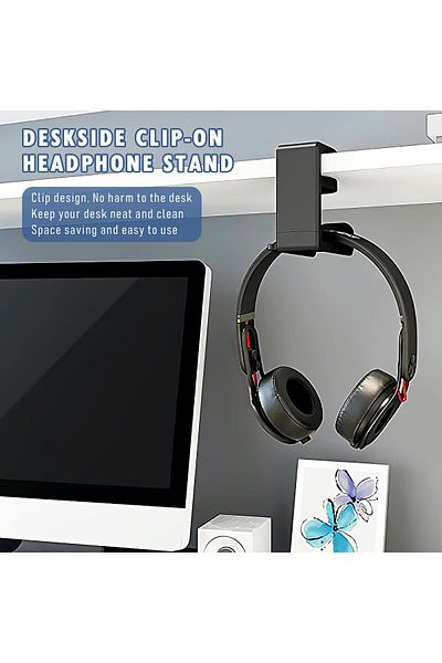 erorex Controller Holder Charger And Headset Hanging Station For Ps5 Gamepad Headphone Hanger Holder Mount