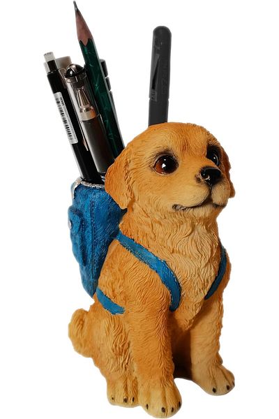 erorex Dog Pen Holder For Desk Pen Pencil Cup Creative Desktop Pen Organizer Pencil Cups For Desk Unique