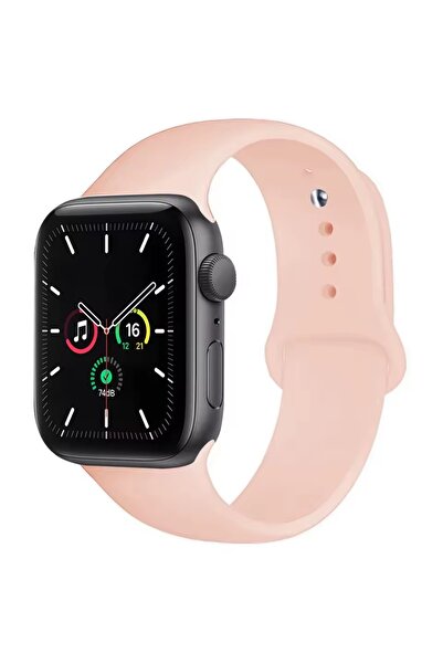 Alstrap Apple Watch Seri 2/3/4/5/6/7/8/se 38mm-40mm-41mm Uyumlu Silikon Kordo...