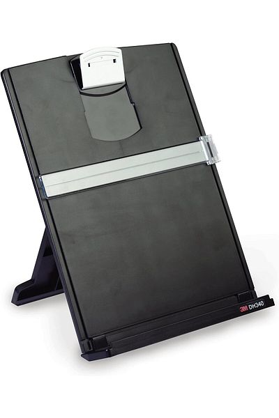erorex Desktop Document Holder With Adjustable Clip 25 1 2 In X 12 In 150 Sheet Capacity Black Dh340Mb