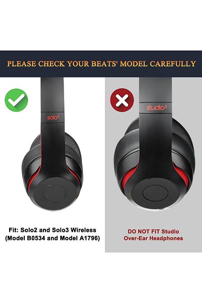 erorex Replacement Ear Pads Cushions For Beats Studio 2 & Studio 3 Studio2 Studio3 Wired & Wireless