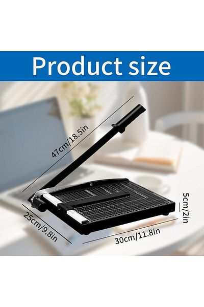 erorex A4 Paper Cutter Paper Guillotine Cutter Cut Cardboard 12 Inch Paper Cutter A4 Paper Craft Cutter A4