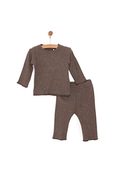 ebebek Hello Baby HelloBaby Kaşkorse Uzun Kol Pijama Takımı Erkek Bebek