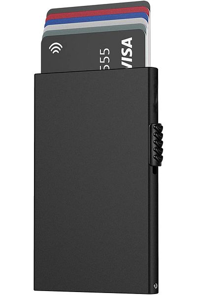 erorex Pop Up Wallet Pop Up Credit Card Holder With Rfid Blocking Slim Metal Card Holder For Men Slim