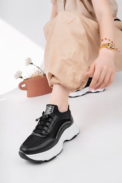 McDark Women's Black Sneaker Sports Shoes