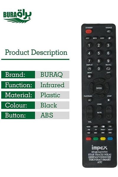 erorex Impex Remote Control Smart Tv Remote For Impex