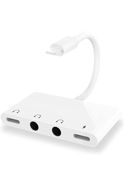 erorex Headphone Splitter For Computer 2Pcs 3.5Mm Female To 2 Dual 3.5Mm Male Headphone Mic Audio Adapter