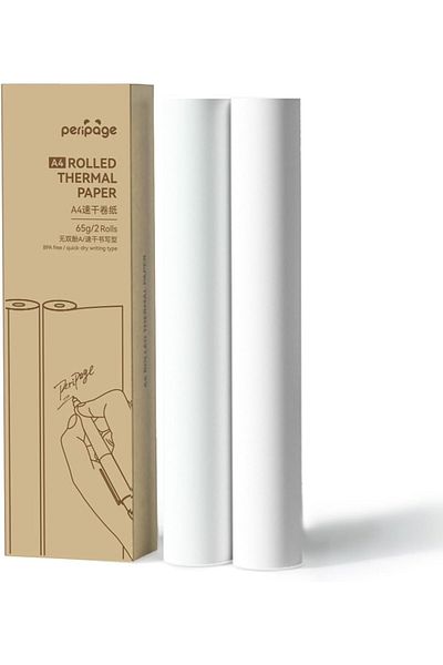 erorex 100 Pcs Rolled A4 Thermal Printer Paper For Quick Dry 8.5