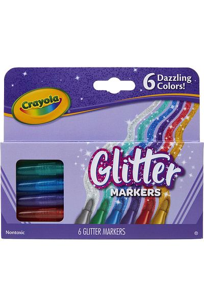 erorex 6 Ct Glitter Markers