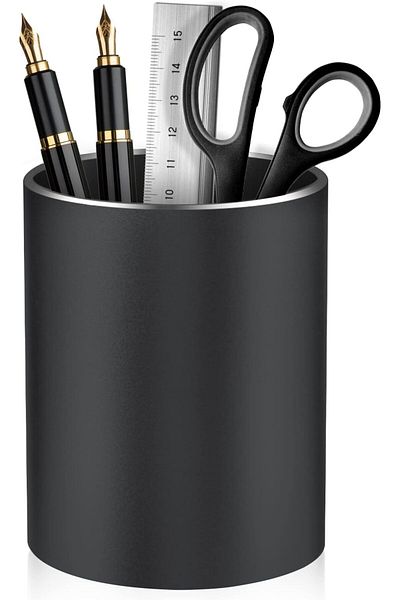 erorex Pen Holder Pencil Holder For Desk Metal Pen Pots For Desk Makeup Brush Holder Pencil Cup Pen