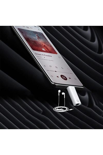 erorex Usb C To 3.5Mm Headphone And Charger Adapter 2 In 1 Usb Type C To Aux Audio Jack And Pd Fast