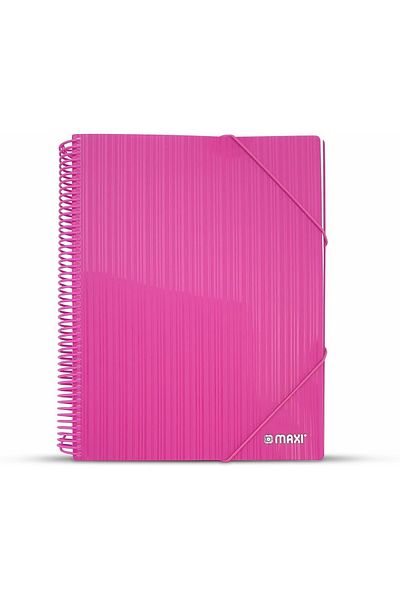 erorex Spiral Display Book 40 Pocket Pink Clear Pockets Book File Folder Document Presentation Organizer