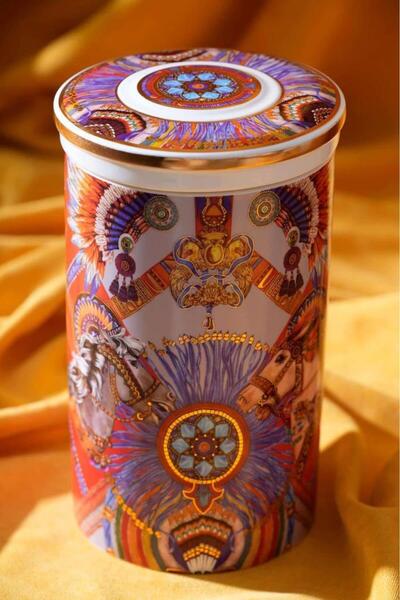 ACAR WHISPER KAVANOZ DESEN1 12X21CM