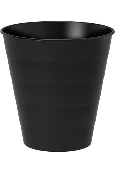 Generic سلة مهملات سوداء سعة 10 لتر متعددة الأغراض للورق والمكتب والاستخدام ا...