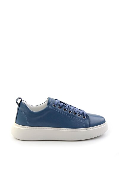 Bambi Mavi Leather Erkek Sneaker E01759700003