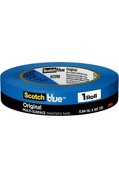 erorex Blue Premium Masking Tape 24Mm X 54.8M 1 Roll Pack Blue Color Masking And Protection High Adhesion