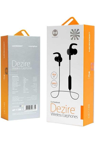 erorex In Ear Earphone With Mic Black Pack Of 5