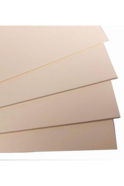 erorex 3 Sheets 200Gsm Art Card Smooth A1 59.4 X 84.1 Cm Cream