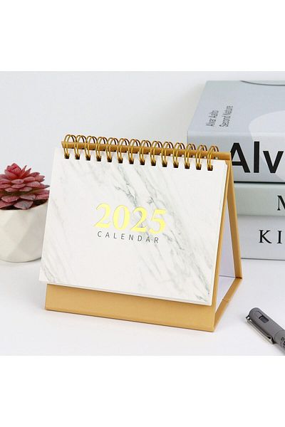 erorex Desk Calendar Small Desktop Calendar Standing Flip Desktop Calendar For Planning Organizing Daily