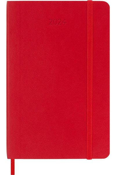 erorex 2024 12 Month Daily Pocket Softcover Notebook